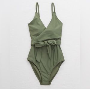 AERIE | wrap one-piece swimsuit